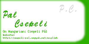 pal csepeli business card