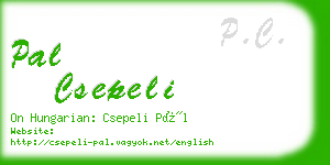 pal csepeli business card